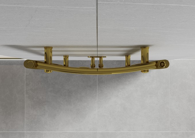 GYLLENE handdukstork för badrummet