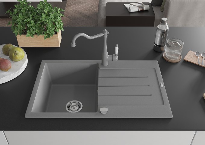 Granit diskhoar enkelska grå