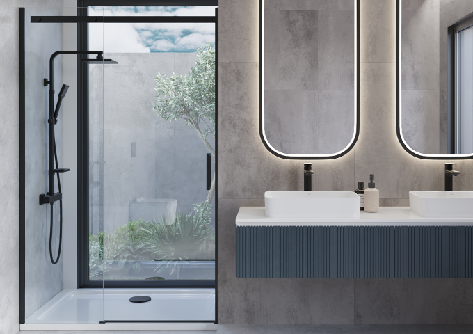 moderna duschblandare