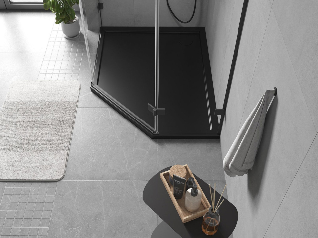 Pentagonalt duschkar Mexen