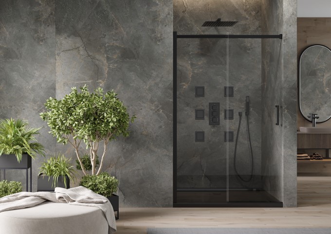 Loft-stil duschdörrar