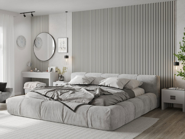 Vita väggpaneler Mexen