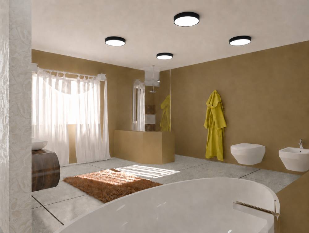 Runda LED-plafonder