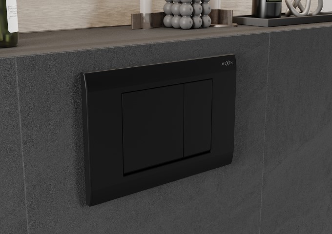 Spolkningsknappar svarta