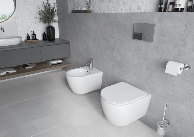 inbyggd ram för badrum