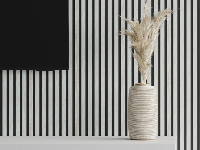 grå lister i rummet