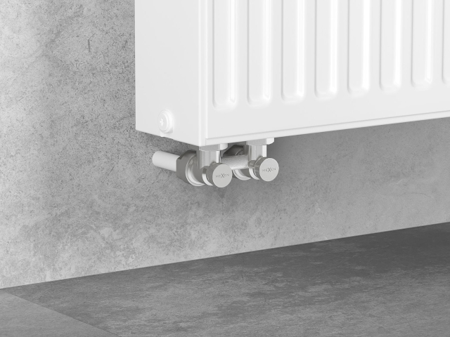 Vinklad radiatorventil