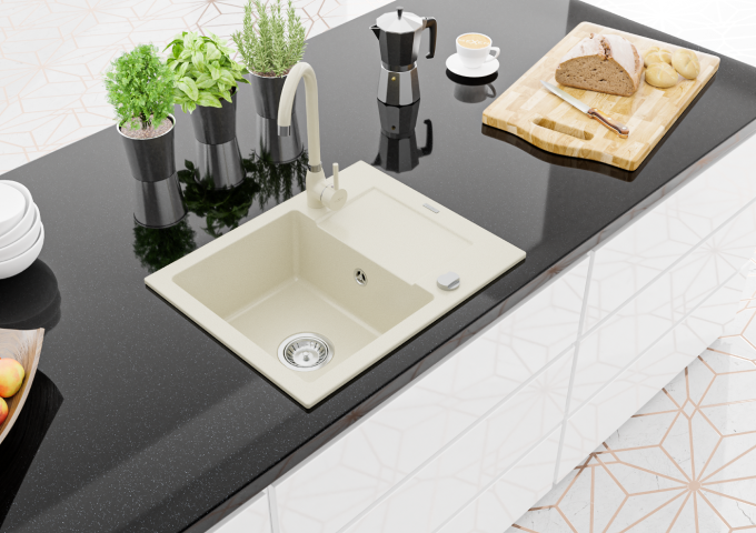 Granitdiskhoar beige