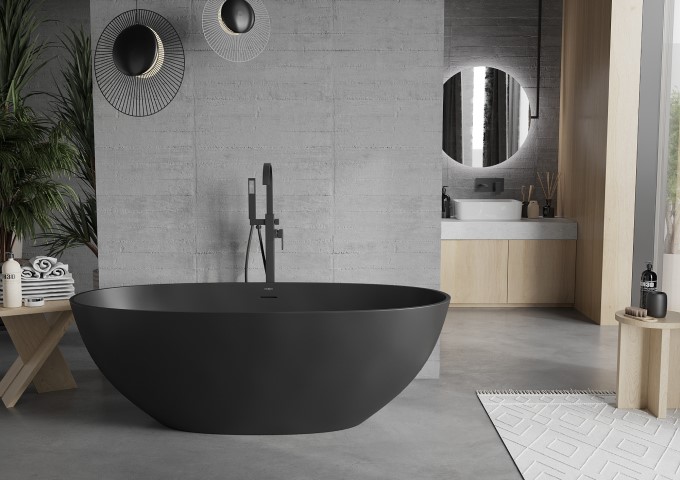 Fristående badkar 155 cm