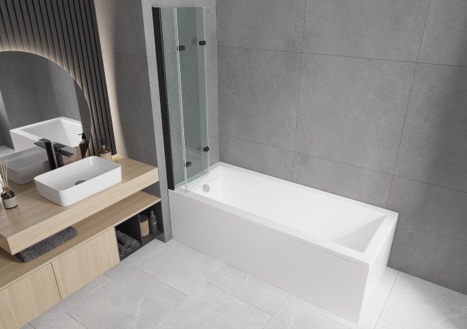 Rektangulära badkar 150x70