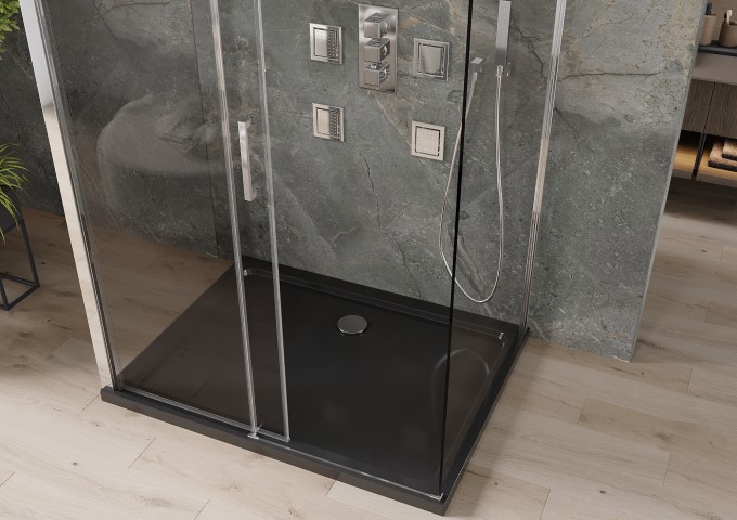 Rektangulära duschar 90x140