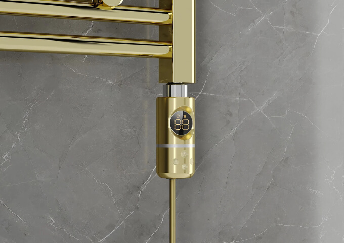 Elektriskt värmeelement guld 900W