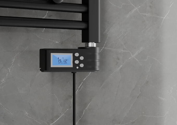 Elektriskt värmeelement svart 450W