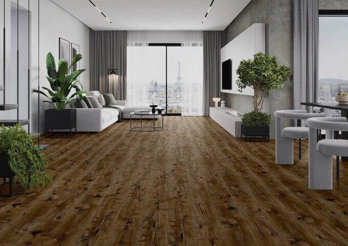 Mexen Mount Vernon vinylgolvpaneler nöt