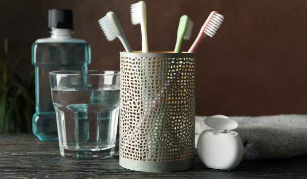 Var ska man placera stående tandvårdstillbehör?