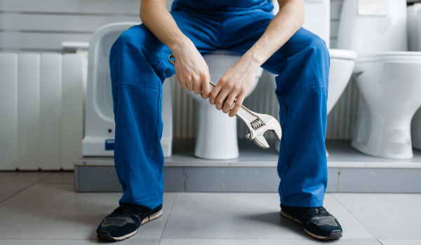 Hur monterar man en toalettsits?