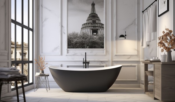 Badrum i New York-stil – elegans, symmetri och tidlösa detaljer 