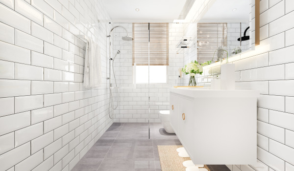 Hur inreder man ett smalt badrum?