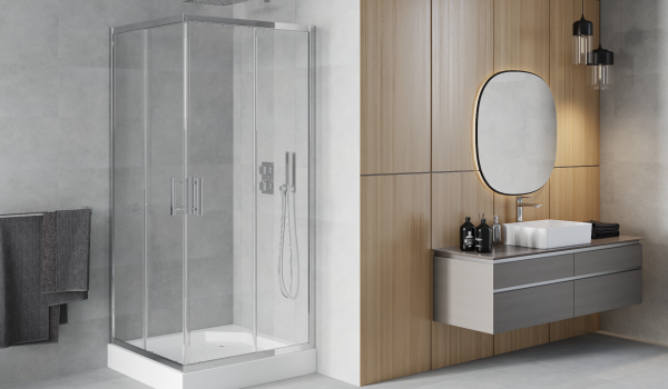 Omfattningen av justeringen i duschkabinen