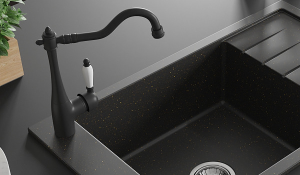 Köksblandare i retrostil