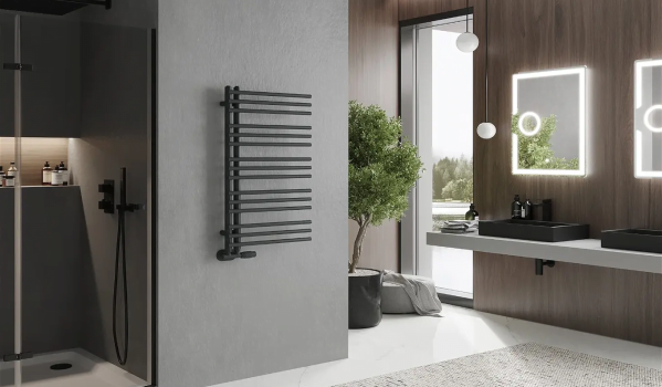 På vilken höjd fungerar en badrumsradiator bäst?